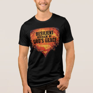 Resilient Because of God’s Grace-Super Powers Tri-Blend Shirt