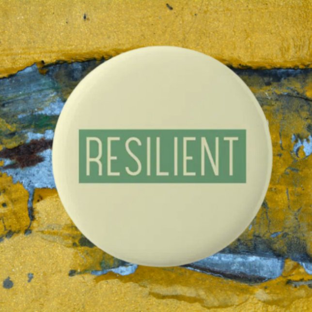 RESILIENT Button – Wear Your Strength (Creator Uploaded)