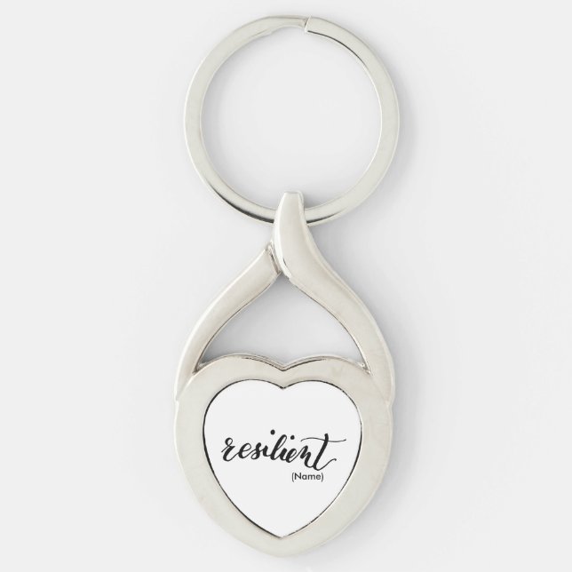 Resilient Custom Keychain (Front)