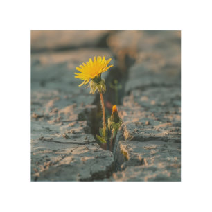 Resilient Dandelion Wood Wall Art
