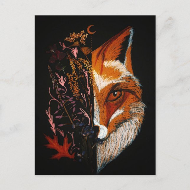 Resilient Fox  Postcard (Front)