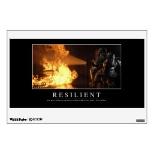 Resilient: Inspirational Quote Wall Decal