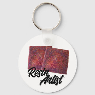 Resin Artist Sparkle Crafter  Keychain