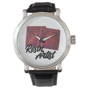 Resin Artist Sparkle Designer Watch