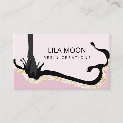 Resin Jewelry Business Card