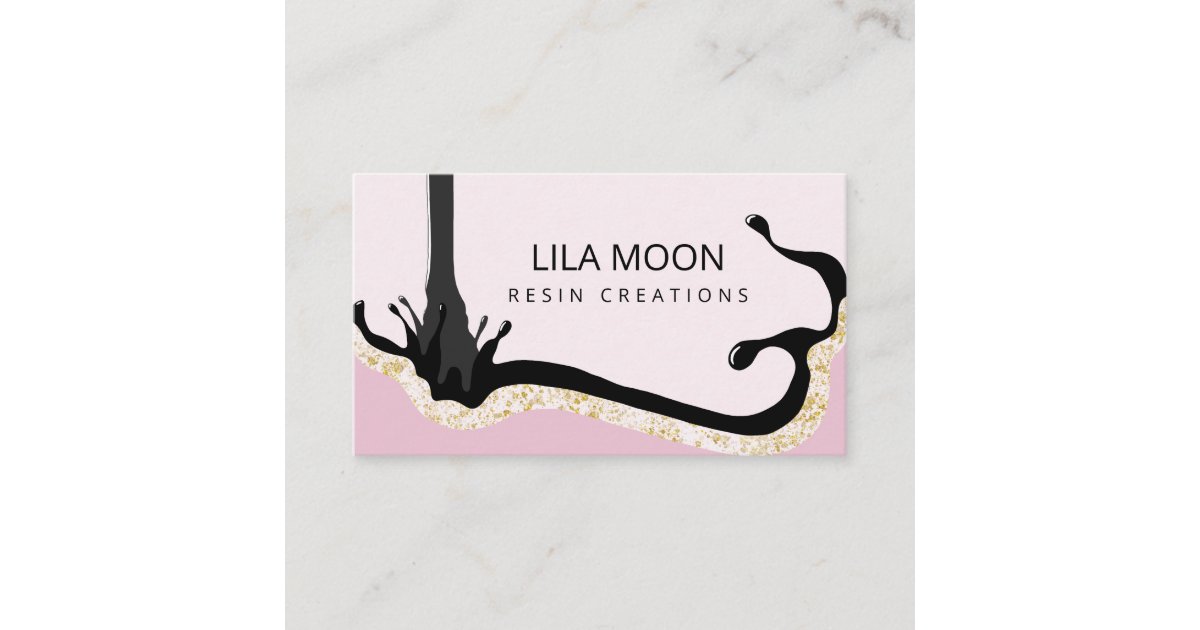 Resin Jewelry Business Card Zazzle