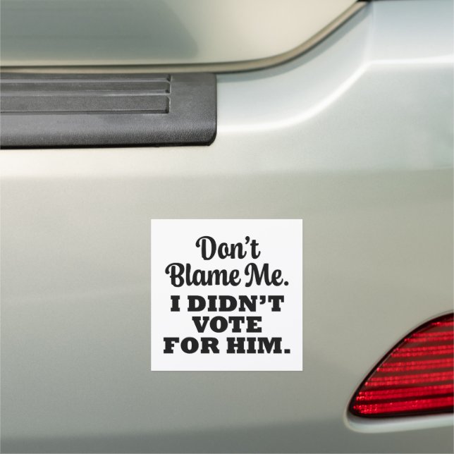 Resist: A Bold Statement Against Trump's Policies Car Magnet (In Situ)