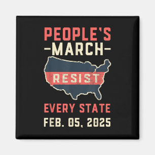 Resist Across America Stop Trump  Magnet