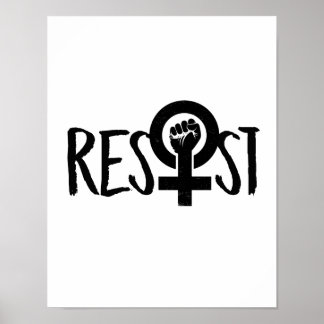 RESIST AND FIGHT --  POSTER