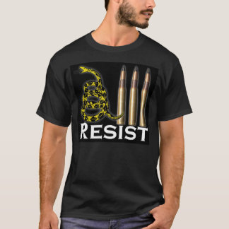 Resist Armor-Piercing 30.06 Snake Black T-Shirt