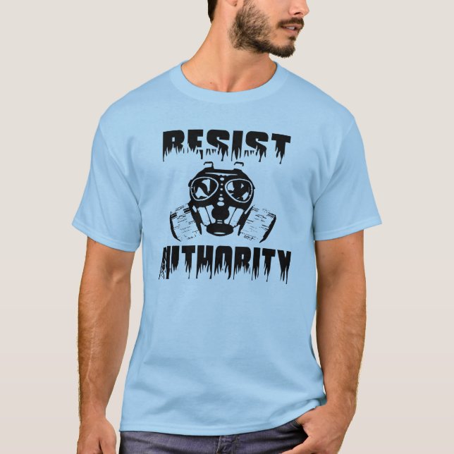 Resist Authority - Anti Nwo T-shirt (Front)