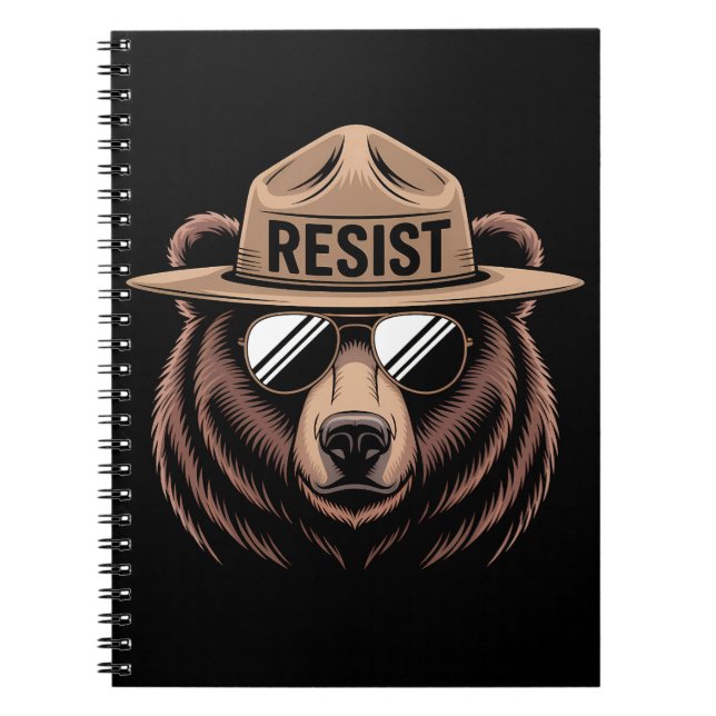 Resist Bear Ranger Notebook (Front)