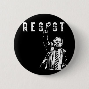 Resist Bernie Sanders Freedom Us National Service Button
