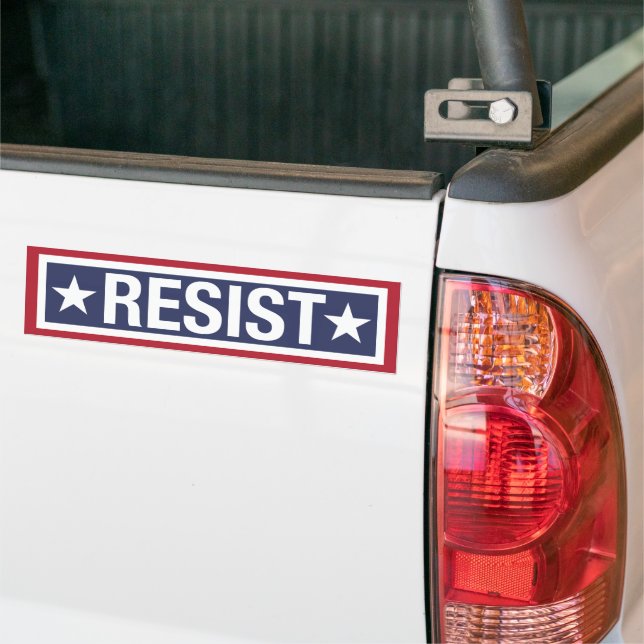 *RESIST* BUMPER STICKER (On Truck)