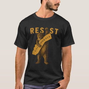 Resist California Bear  T-Shirt