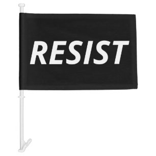 RESIST Car Flag