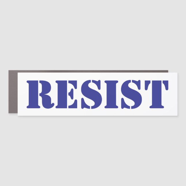 Resist Car Magnet (Front)