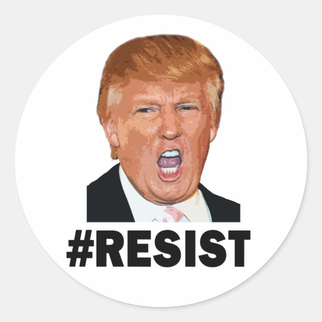 Resist Classic Round Sticker (Front)