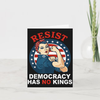 Resist democracy has kings woman's girl america card