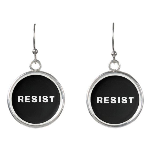 RESIST  EARRINGS (Front)