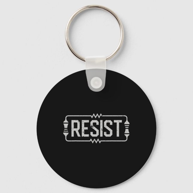 Resist Electrical Engineer Engineering Electronic  Keychain (Front)