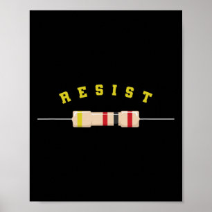 Resist Electronic Component Electronics  Poster