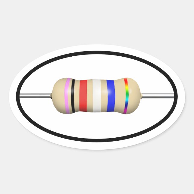 resist ellipse sticker set of 4 (Front)