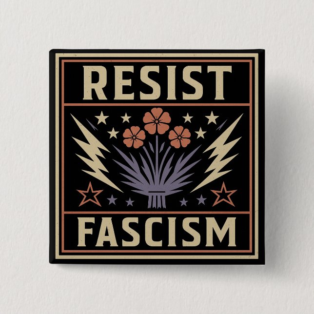 RESIST FASCISM BUTTON (Front)