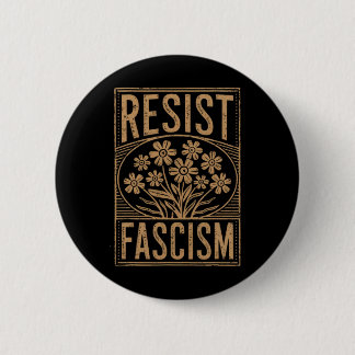 Resist Fascism Protest Trump Anti Trump 3 Button