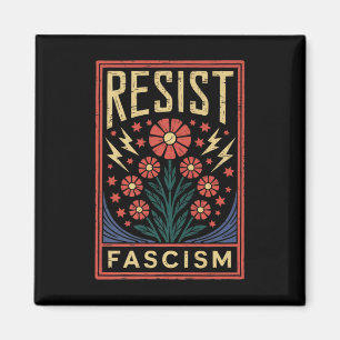 Resist Fascism Protest Trump Anti Trump Premium Magnet