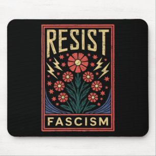 Resist Fascism Protest Trump Anti Trump Premium Mouse Pad