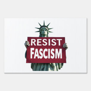 Resist Fascism Sign