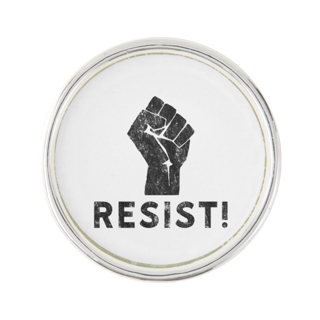 Resist Fist Pin (Front)