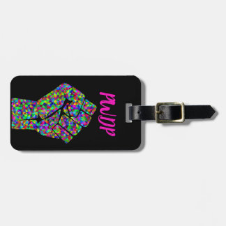 Resist fist PWDP luggage tag