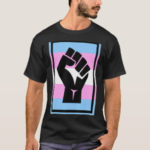Resist Fist Transgender Flag Trans Pride T-Shirt