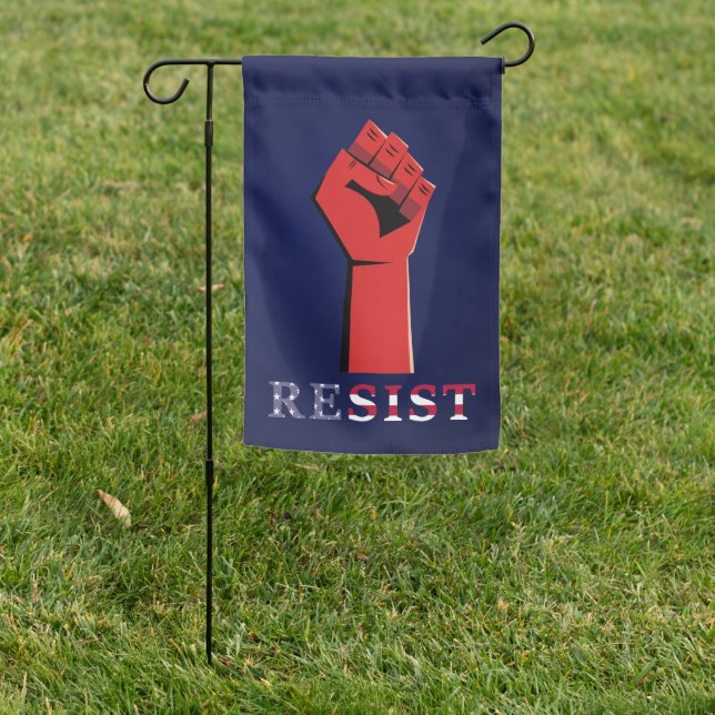 Resist Fist USA Flag - Anti-Trump, Anti-MAGA (In SItu)
