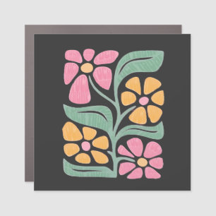 RESIST Floral Anti Trump Political Protest  Car Magnet