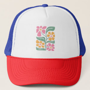 RESIST Floral Anti Trump Political Protest Trucker Hat