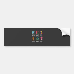 Resist Floral LGBTQ Rights Trans Equality Bumper Sticker