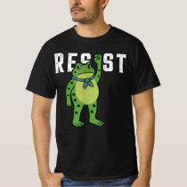 Resist Frog Portland Frog Protest for Men Women T-Shirt