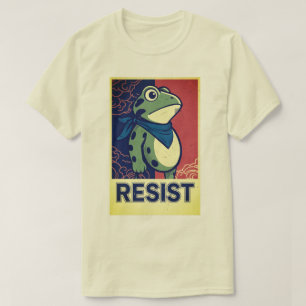Resist Frog Portland Frog Protest T-Shirt