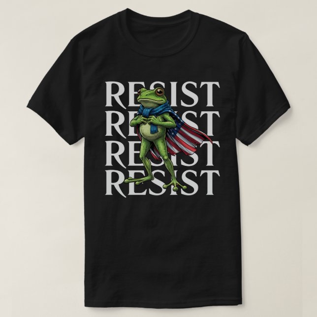 Resist Frog T-Shirt (Design Front)