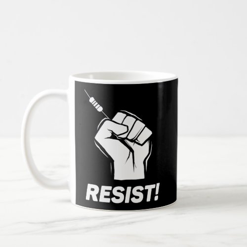 Resist Funny Electrician Fist Holding Resistor Lin Coffee Mug