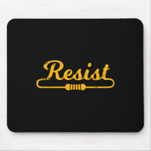 Resist Gift Idea For Electrical Engineers  Mouse Pad