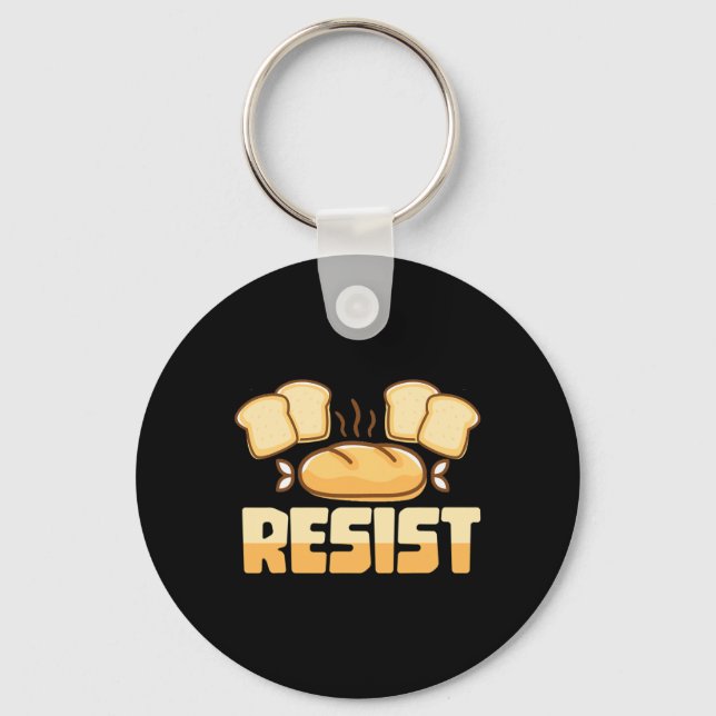 Resist Gluten Free  Keychain (Front)