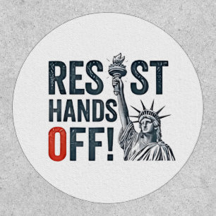 Resist Hands Off Libertiy Status Anti Trump Patch