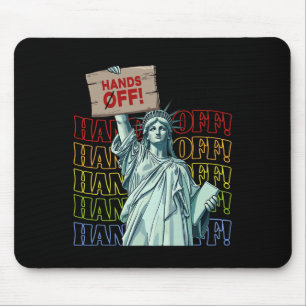 Resist Hands Off Vintage We The People American Fl Mouse Pad