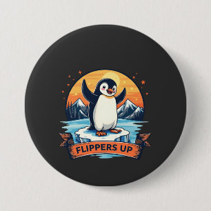 Resist I Stand With Penguins Anti Trump  Button
