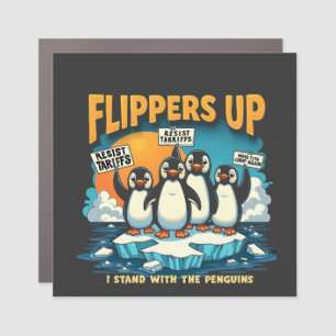 Resist I Stand With Penguins Car Magnet