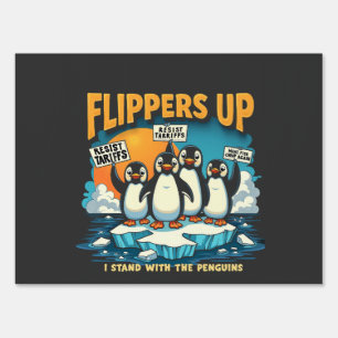 Resist I Stand With Penguins Sign